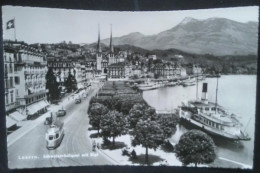 ► Luzern - Port - Luzern Bateau Vapeur Steamer  Suisse - Fähren