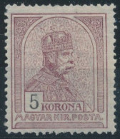 1913. Turul 5K Stamp - Unused Stamps