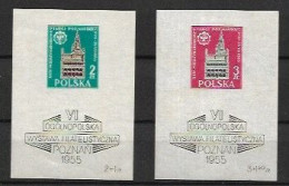 POLAND 1955 Sixth Poznan Philatelic Exhibition MNH - Blocks & Sheetlets & Panes