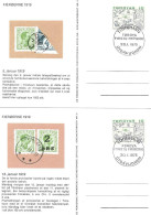 Postzegels > Europa > Faeroër 4 Kaarten Met No. 1 (16873) - Islas Faeroes