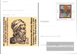 FRD (FR.Germany) PSo66 Special Postcards Gefälligkeitsgestempelt Used 2000 Hildegard Of Bingen - Other & Unclassified