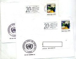 Lettre Flamme Geneve 20 Ieme Anniversaire - Covers & Documents