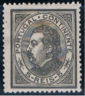 Portugal, 1880, # 52 Dent. 13 1/2, P. Liso, MH - Neufs