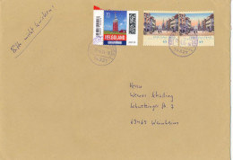 BRD / Bund Mi. 3774 Li. Rand Leuchtturm Helgoland + 2x Mi. 2584 Fürth TGST Bietigheim - Biss. 2024 - Covers & Documents