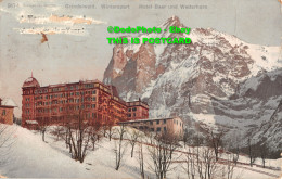 R427703 9174. Phototypie. Grindelwald. Wintersport. Hotel Baer Und Wetterhorn. 1 - Wereld