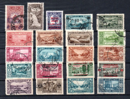 Grand Liban Sélection D'oblitérés à Saisir 21 Timbres - Used Stamps