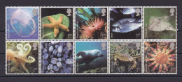 GRANDE-BRETAGNE 2007 TIMBRE N°2837/46 NEUF** FAUNE MARINE - Unused Stamps