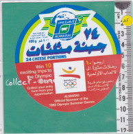 C1124 FROMAGE  24 CHEESE PORTIONS THE OLYMPIC BARCELONA 1992  ETRANGERE ALMARAI 280gr - Cheese