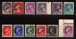 Lot Petites Valeurs Préos France 1922/47**, Superbe - 1893-1947