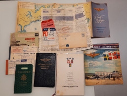 USA Lot Passport Other Documents  Pasaporte, Passeport, Reisepass - Documentos Históricos