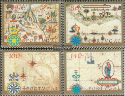 Portugal 2214-2217 (complete Issue) Unmounted Mint / Never Hinged 1997 Kartographie - Ungebraucht