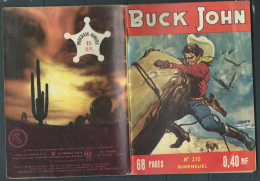 Bd " Buck John   " Bimensuel N° 215 "  La Maison Vide    , DL  N° 40  1954 - BE-   BUC 0502 - Formatos Pequeños