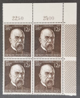 GERMANY ORIGINAL THIRD 3rd REICH 1944 ORIGINAL STAMP MARGIN BLOCK DR. ROBERT KOCH MNH - Ungebraucht