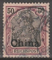 China     .    Michel   .  22    .    O       .     Gestempelt - Deutsche Post In China