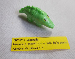 Kinder - Animaux Impossibles - Crocodile Vert Clair - NV039 - Sans BPZ - Montabili