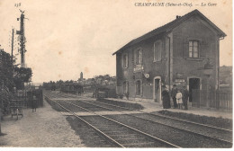CHAMPAGNE - La Gare. - Champagne Sur Oise
