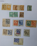 Tunisie Lot Timbre Oblitération Choisies Khledia   Dont Fragment  à Voir - Used Stamps