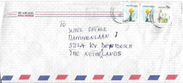 Postzegels > Afrika > Tanzania (1964-...) Brief Met 3 Postzegels (16879) - Tanzania (1964-...)