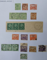 Tunisie Lot Timbre Oblitération Choisies Khanguet Keftout  Dont Fragment  à Voir - Used Stamps