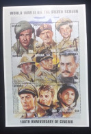 O) GUYANA, WORLD WAR II ON THE SILVER SCREEN, CINEMA, MNH - Guiana (1966-...)