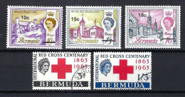 BERMUDES Ca.1960-70: Lot D' Obl. Et Neufs** - Bermudas