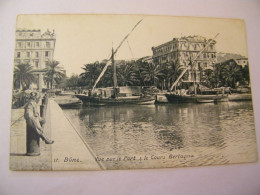 CPA - Afrique Algérie - Annaba Bône - Vue Sur Le Port - Le Cours Bertagna - 1910 - SUP (HT 61) - Annaba (Bône)