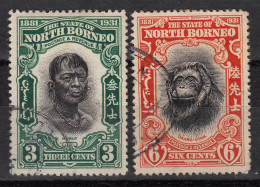 NORTH BORNEO : 234 + 235 (0) – Murut & Orang-Outang (1930-31) - Borneo Del Nord (...-1963)