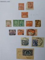 Tunisie Lot Timbre Oblitération Choisies Khanguet Gare  Dont Fragment Et Cachet Bleu à Voir - Used Stamps