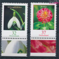 BRD 3655-3656 (kompl.Ausg.) Postfrisch 2022 Freimarken: Blumen (10368917 - Unused Stamps