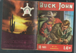 Bd " Buck John   " Bimensuel N° 211 "  La Bonne Route      , DL  N° 40  1954 - BE-   BUC 0601 - Small Size