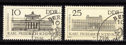 DDR 2276-7 – (0) – Architect Karl Friedrich SCHINKEL (1981) - Used Stamps