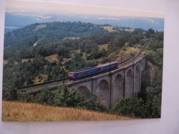 VERRIERES (12) : Z2 Z 7300 - Ligne Béziers - Neussargues Viaduc De Vezouillac  En Aout 1992 - Andere & Zonder Classificatie