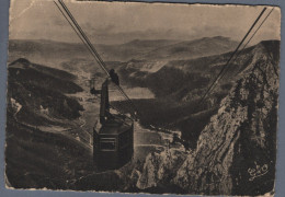 CPA - 63 - Le Mont-Dore - Téléférique Du Sancy - Circulée En 1945 (état Moyen) - Le Mont Dore