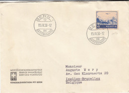 Service Philatelique  Cachet Bern 1950 - Storia Postale