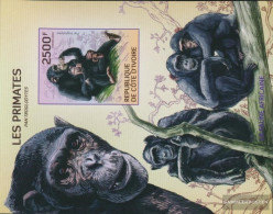 The Ivory Coast Block211B (complete Issue) Ungezähnte Stamps Unmounted Mint / Never Hinged 2014 Monkeys - Costa D'Avorio (1960-...)