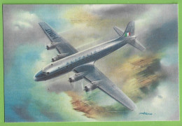 Italia - Aviação - Avião - Aeroporto - Alitalia - Plane - Airplane - Aviation - Avion - Ilustrador - 1946-....: Era Moderna