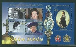 Jamaica - 2002 Queen Elizabeth II Block MNH__(FIL-7254) - Jamaica (1962-...)