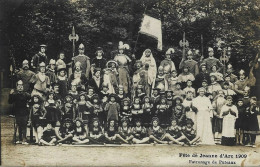 TRES RARE CARTE POSTALE PHOTO PATRONAGE DE PUTEAUX CPH Fête De Jeanne D'Arc 1909 - Puteaux