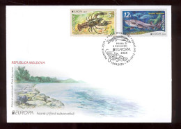 Moldova 2024  Europa CEPT Underwater Flora And Fauna  FDC - Moldavia