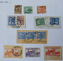 Tunisie Lot Timbre Oblitération Choisies Kef (Le)   Dont Fragment à Voir - Used Stamps
