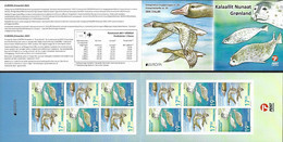 GROENLANDIA /GREENLAND /GRÖNLAND /GROENLAND -EUROPA 2021 -ENDANGERED NATIONAL WILDLIFE"-BOOKLET Of SIX SETS Of 2 V. Each - 2021