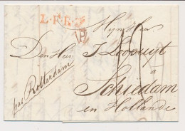 Parijs Frankrijk - Schiedam 1819 - Frankryk Over Bergen  - ...-1852 Prephilately