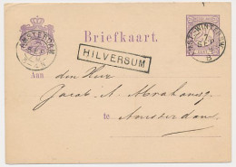 Trein Haltestempel Hilversum 1879 - Lettres & Documents