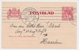 Postblad G. 10 S Gravenhage - Haarlem 1907 - Entiers Postaux