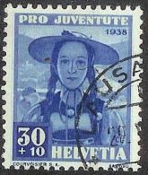 Schweiz Suisse Pro Juventute 1938: AARGAU Zu WI 88 Mi 334 Yv 319 Mit Stempel LAUSANNE 29.V.39 (Zumstein CHF 11.00) - Usati