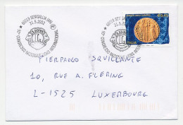 Cover / Postmark Italy 2002 Lions International - National Congress - Rotary, Club Leones