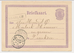 Trein Haltestempel Haarlem 1874 - Covers & Documents