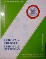 Corinphila Vente Europe 13 -19 Septembre 1998 - Catálogos De Casas De Ventas