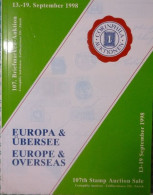 Corinphila Vente Europe 13 -19 Septembre 1998 - Catalogues De Maisons De Vente