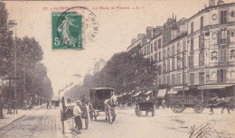 93. AUBERVILLERS . La Route De Flandre . Animée - Aubervilliers